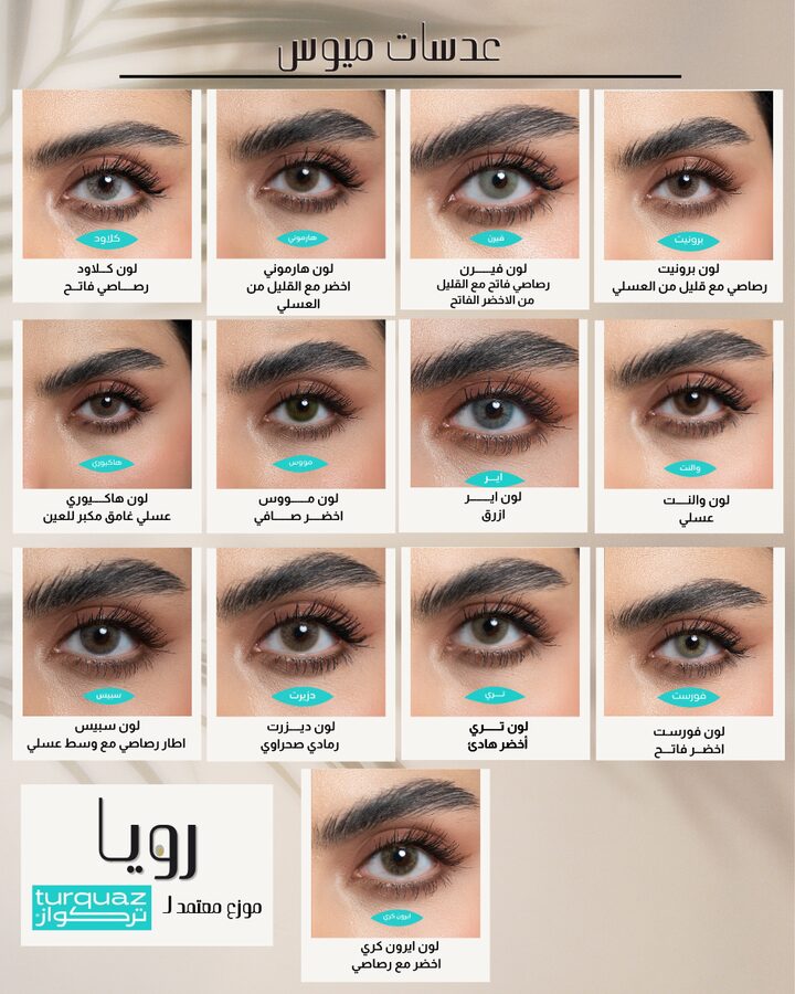 ROYA × Turquaz — عدسات ميوس